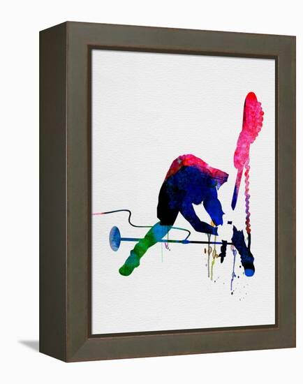 Joe Watercolor-Lora Feldman-Framed Stretched Canvas