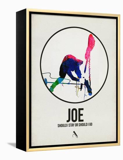 Joe Watercolor-David Brodsky-Framed Stretched Canvas