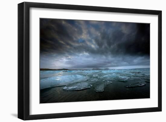 Jökulsárlón Lagoon and Ice-Ann Clark Landscapes-Framed Photographic Print