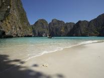 Ao Maya, Longtailboat in Front, Ko Phi Phi Leh, Thailand-Joern Simensen-Photographic Print