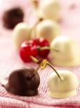 White and Dark Chocolate Cherries-Joff Lee-Framed Photographic Print