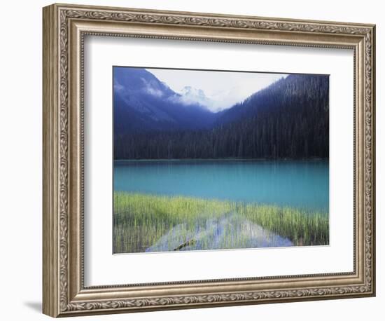 Joffre Lakes Provincial Park, Lower Joffre Lake Color by Glacial Silt-Christopher Talbot Frank-Framed Photographic Print