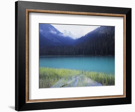 Joffre Lakes Provincial Park, Lower Joffre Lake Color by Glacial Silt-Christopher Talbot Frank-Framed Photographic Print