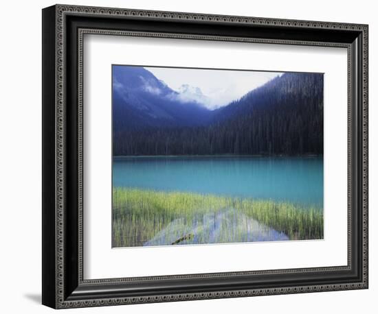 Joffre Lakes Provincial Park, Lower Joffre Lake Color by Glacial Silt-Christopher Talbot Frank-Framed Photographic Print