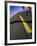 Jogger on Desert Road-Mitch Diamond-Framed Photographic Print