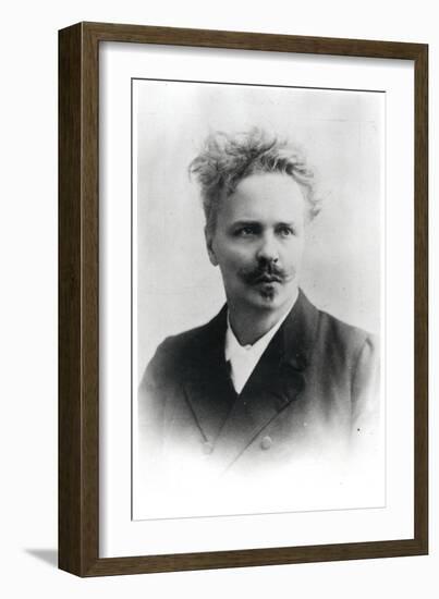 Johan August Strindberg (1849-1912)-Reutlinger Studio-Framed Photographic Print