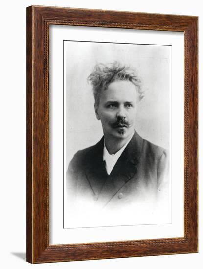 Johan August Strindberg (1849-1912)-Reutlinger Studio-Framed Photographic Print
