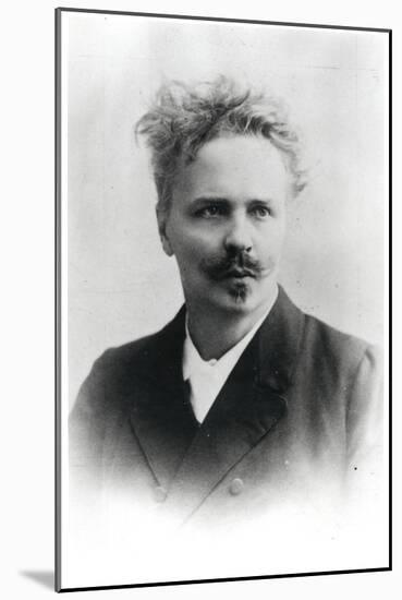 Johan August Strindberg (1849-1912)-Reutlinger Studio-Mounted Photographic Print