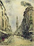 The Market at Sainte-Catherine, Honfleur-Johan-Barthold Jongkind-Giclee Print