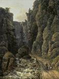 Canyon in Saxon Switzerland , 1820-Johan Christian Clausen Dahl-Giclee Print