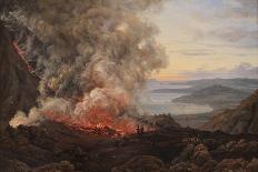 Eruption of the Volcano Vesuvius, 1821-Johan Christian Clausen Dahl-Giclee Print