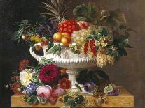 Classical Urn with Gooseberries, Apricots, Nuts and Currants-Johan Laurentz Jensen-Giclee Print