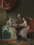 Mr and Mrs Dalton and their Niece Mary De Heulle-Johan Zoffany-Giclee Print