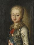 Portrait of Grand Duke Alexander Pavlovich (Alexander) as Child-Johann-Baptist Lampi the Younger-Framed Giclee Print