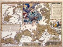 Map of the Christmas Flood of 1717, 1720-Johann Baptista Homann-Premier Image Canvas