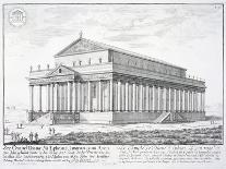 The Temple of Diana at Ephesus, Turkey, from 'Entwurf einer historischen Architektur', 1721-Johann Bernhard Fischer Von Erlach-Framed Giclee Print