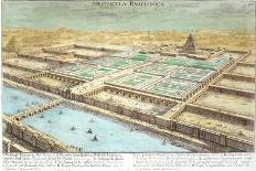First Proposal for the Schonbrunn Palace, Vienna, from 'Entwurf einer historischen Architektur'-Johann Bernhard Fischer Von Erlach-Giclee Print