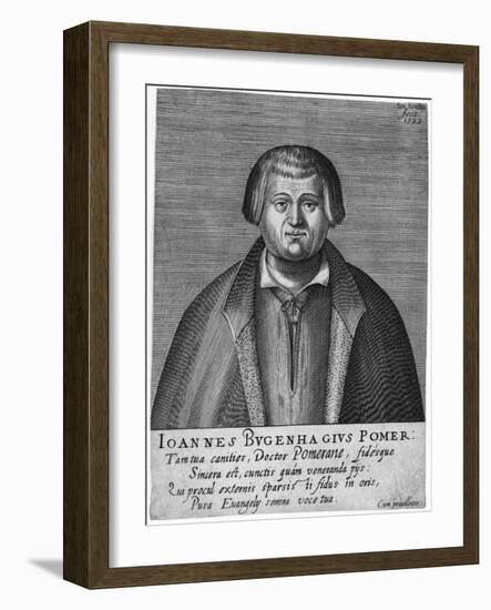 Johann Bugenhagen-Hendrik Hondius-Framed Art Print