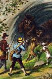 Fritz Finds an Iguana-Johann David Wyss-Mounted Art Print