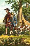 Fritz Finds an Iguana-Johann David Wyss-Mounted Art Print