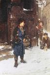 Fun and Games in the Snow-Johann F.j. Hintze-Giclee Print