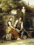 At the Well, 1872 (Oil on Canvas)-Johann Georg Meyer von Bremen-Giclee Print