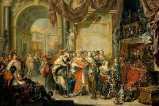 The Parable of the Wedding Feast, 1737-Johann Georg Platzer-Giclee Print