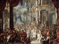 The Parable of the Wedding Feast, 1737-Johann Georg Platzer-Framed Giclee Print