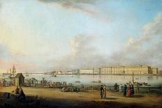 View of the Winter Palace of the Vasilyevsky Island, 1796-Johann Georg Von Mayr-Laminated Giclee Print