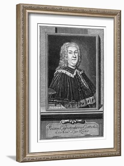 Johann Gottsched-E G Hausmann-Framed Art Print