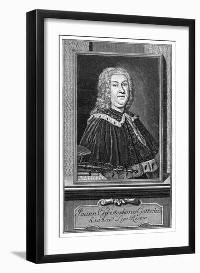 Johann Gottsched-E G Hausmann-Framed Art Print