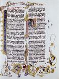 Gutenberg Bible-Johann Gutenberg-Framed Giclee Print