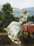 On the Terrace-Johann Hamza-Framed Giclee Print