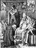 Baptism of Saxon Leader Widukind, 1840-Johann Jakob Kirchhoff-Giclee Print