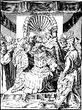 Baptism of Saxon Leader Widukind, 1840-Johann Jakob Kirchhoff-Framed Giclee Print