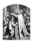 Baptism of Saxon Leader Widukind, 1840-Johann Jakob Kirchhoff-Framed Giclee Print