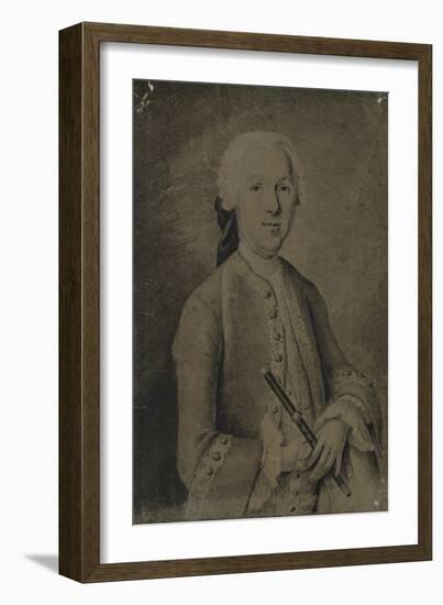 Johann Joachim Quantz-German School-Framed Giclee Print