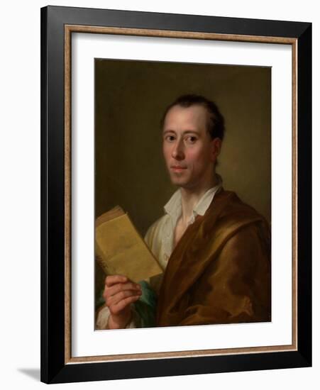 Johann Joachim Winckelmann (1717–68), c.1777-Anton Raphael Mengs-Framed Giclee Print