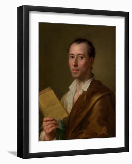 Johann Joachim Winckelmann (1717–68), c.1777-Anton Raphael Mengs-Framed Giclee Print