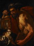 Diogenes-Johann Karl Loth-Framed Giclee Print