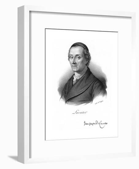 Johann Kaspar Lavater, Swiss Physiognomist and Theologian, C1830-Delpech-Framed Giclee Print