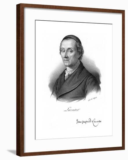 Johann Kaspar Lavater, Swiss Physiognomist and Theologian, C1830-Delpech-Framed Giclee Print