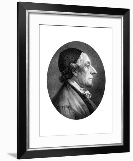 Johann Kaspar Lavater, Swiss Physiognomist and Theologian-J Chapman-Framed Giclee Print