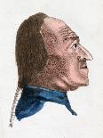 The Facial Characteristics of a Quick Tempered Person, 1808-Johann Kaspar Lavater-Giclee Print