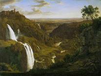 Waterfall near Tivoli, Italy.-Johann Martin von Rohden-Giclee Print