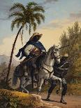 Captain of the Forest with a Prisoner, 1827-35-Johann Moritz Rugendas-Giclee Print