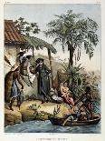 Negro Women of Rio-Janeiro, from 'Picturesque Voyage to Brazil', Published, 1835-Johann Moritz Rugendas-Framed Giclee Print