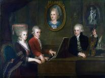 The Mozart Family, 1780-81-Johann Nepomuk della Croce-Framed Premier Image Canvas