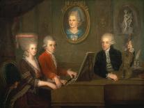 The Mozart Family, 1780-1781-Johann Nepomuk della Croce-Giclee Print