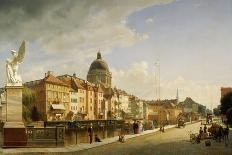 Schlossfreiheit Von Der Schlossbrucke, Berlin, 1855-Johann Philipp Eduard Gaertner-Framed Giclee Print